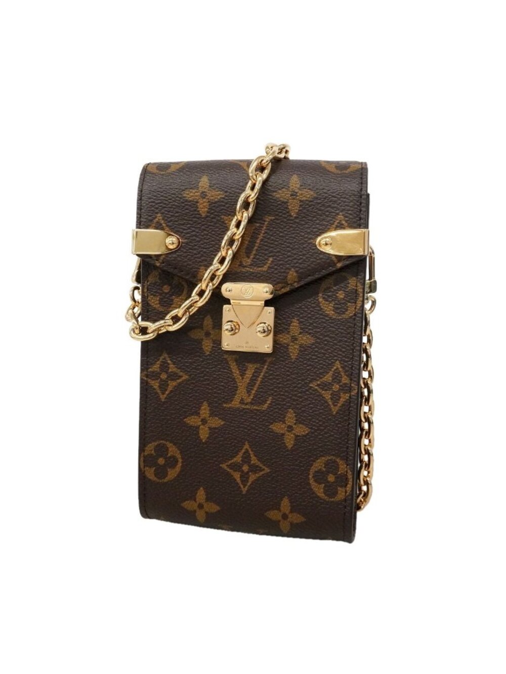 Louis Vuitton Phone Pouch Monogram Metis Brown